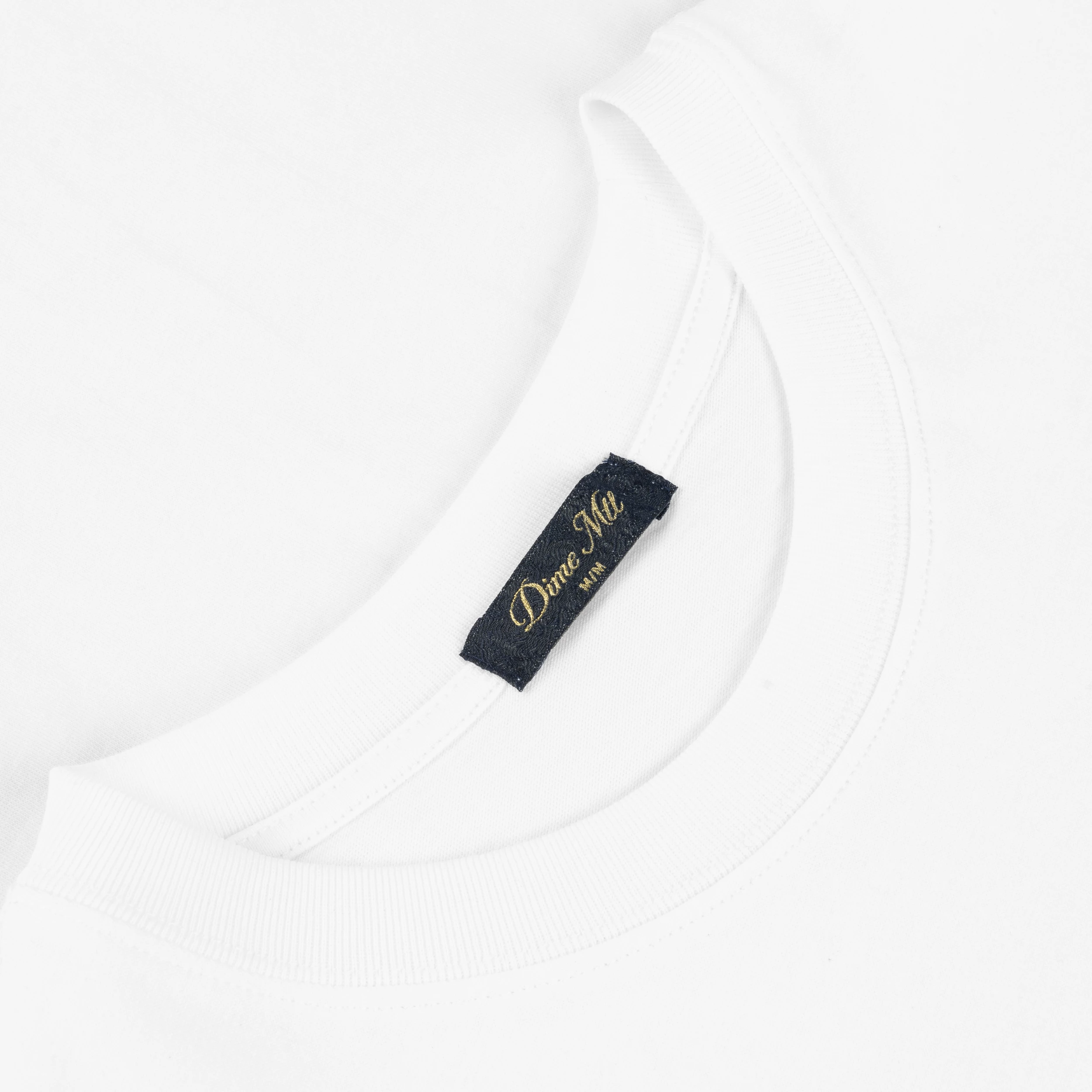 DIME CLASSIC SMALL LOGO TEE WHITE - Tôpette Skateboards & Lifestyle